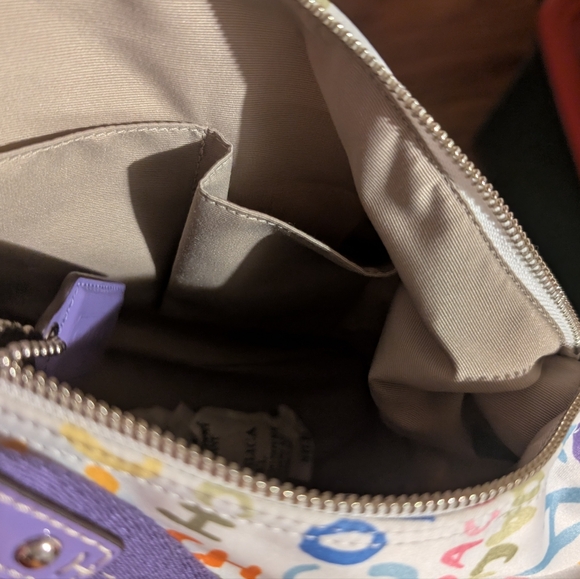 Coach Hampton Scribble Graffiti Boho Y2K Bag NWT - Picture 8 of 12